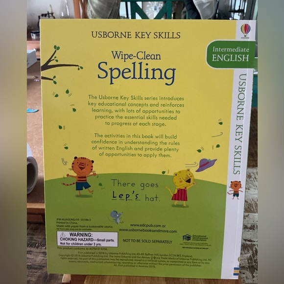 USBORNE 4 Intermediate Key Skills Write on, wipe off books, Brand New! - Picture 11 of 11